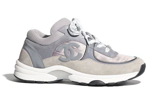 ladies chanel sneakers|chanel sneakers black and grey.